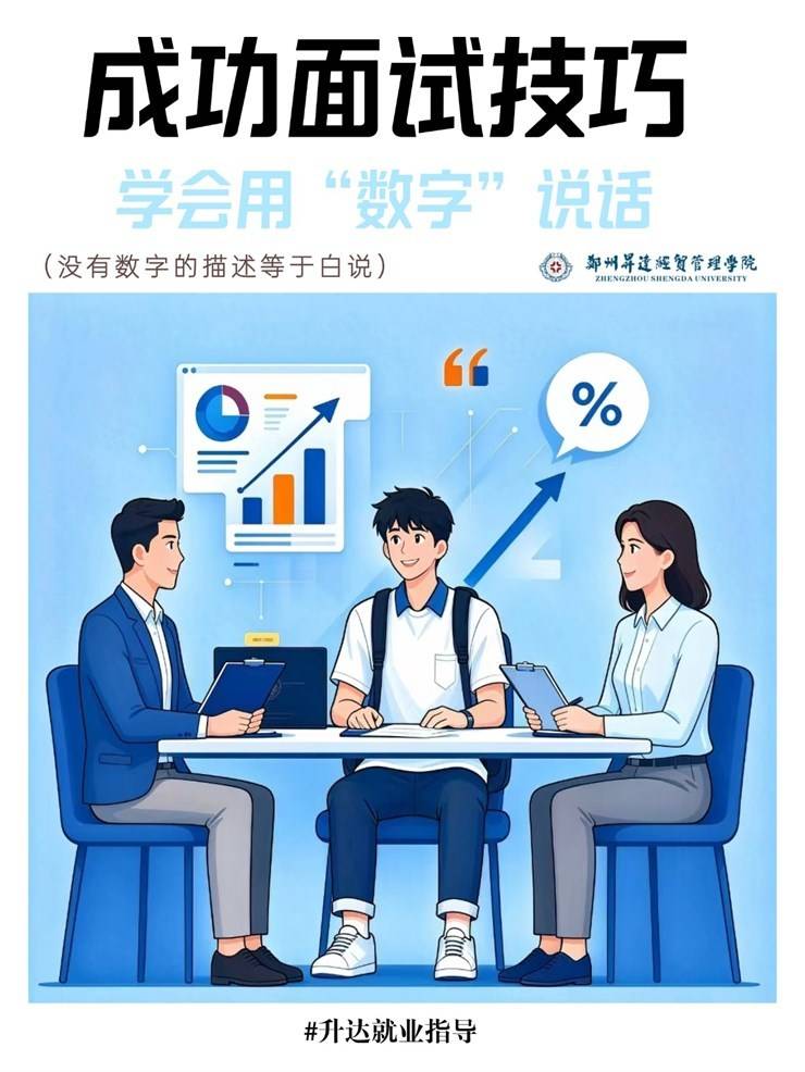 【求职锦囊㊵期】成功面试技巧之学会用数字说话