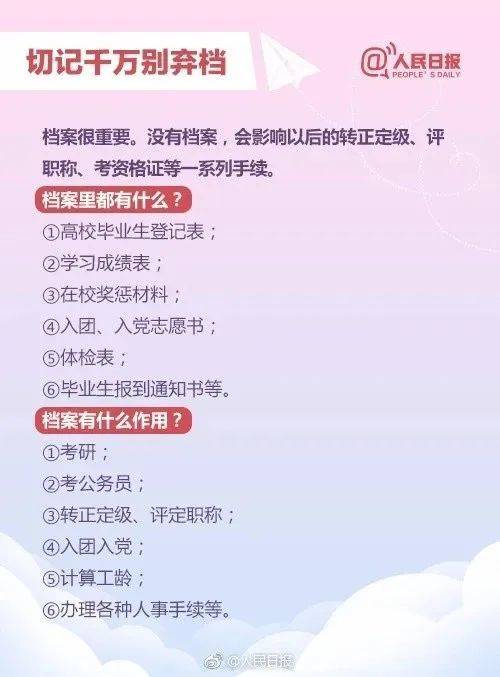 @高校毕业生！毕业离校三方协议、档案和户口问题不能落下！