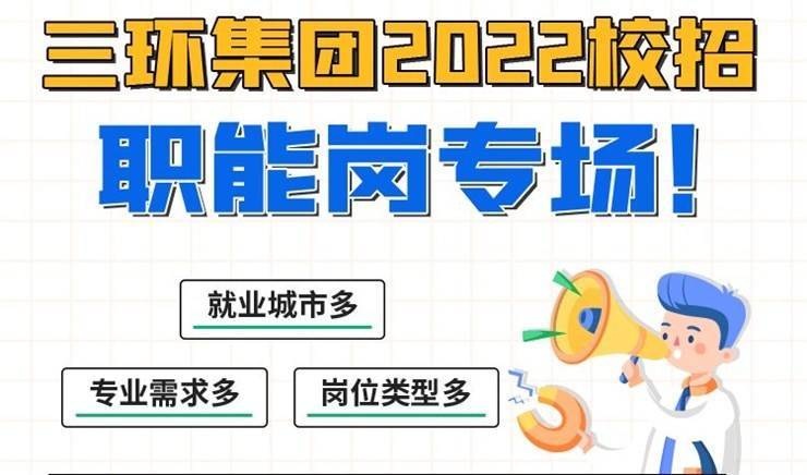 三環集團2022校園招聘