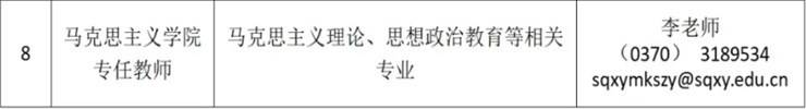 商丘学院2024年高层次人才招聘简章