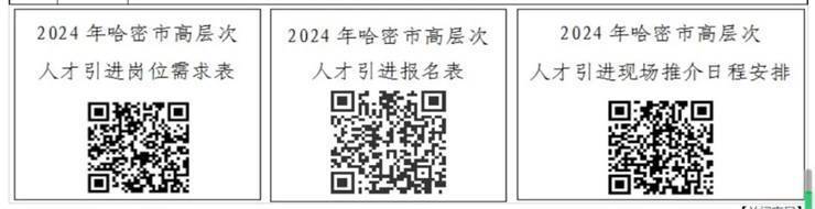 2024年哈密市高层次人才引进招聘202名公告（3.8-4.10）