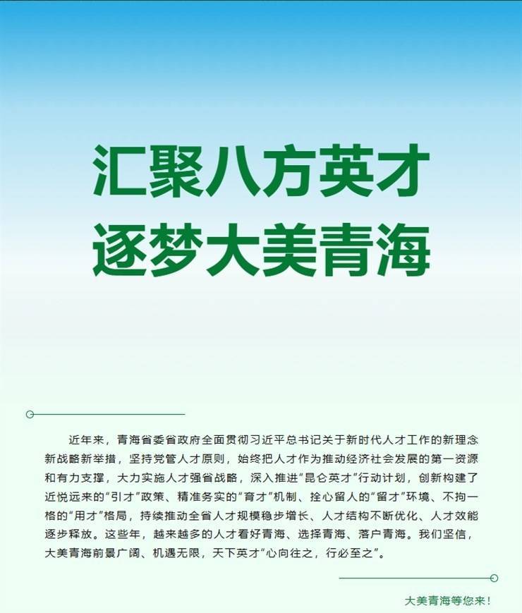 青海省2024年度引进高校优秀应届毕业生