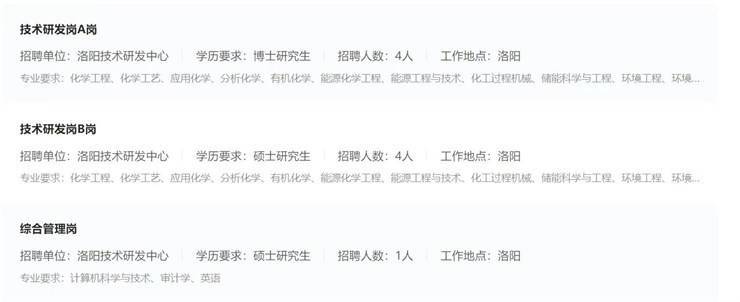 2025年中国石化河南分公司公开招聘500余名工作人员