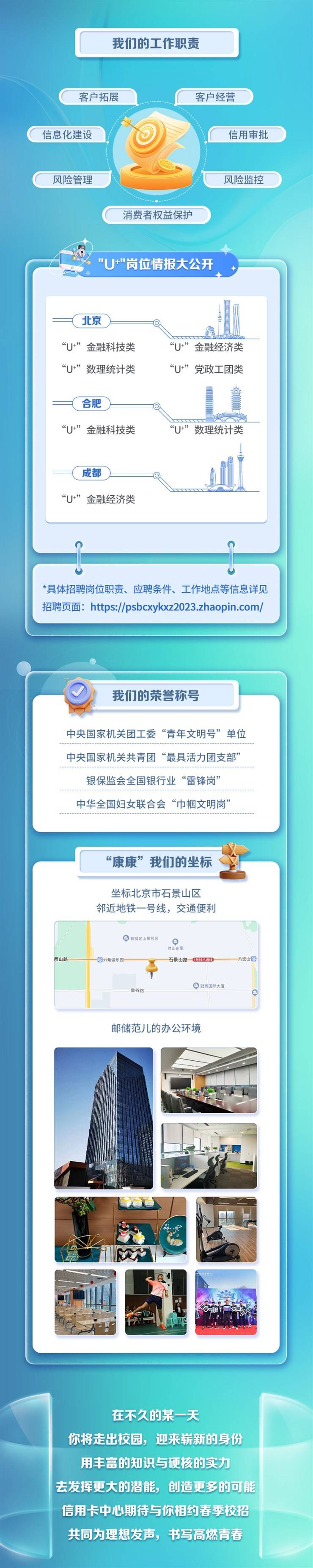 校招 | 中国邮政储蓄银行2023春季校招火热来袭！