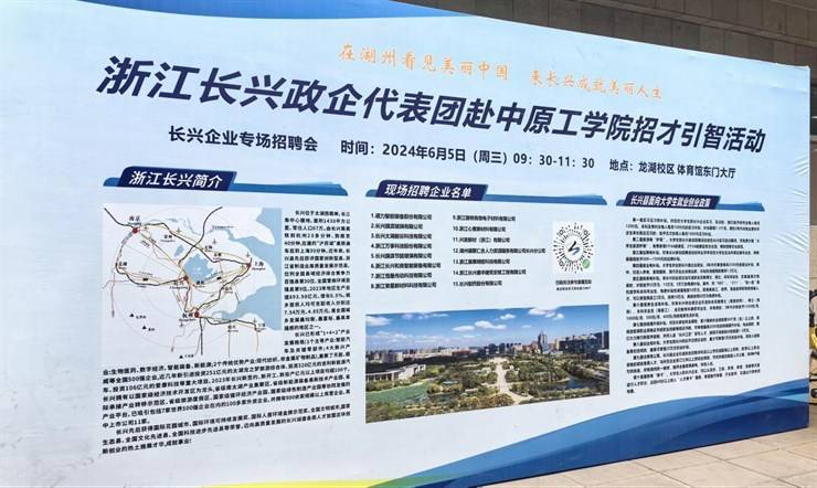 浙江长兴政企代表团赴我校开展招才引智活动