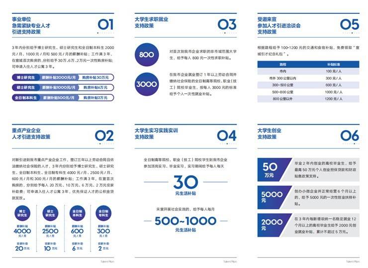 “宣聚人才 城就未来”安徽省宣城市招才引智-需求岗位信息汇总及大学生就业创业支持政策