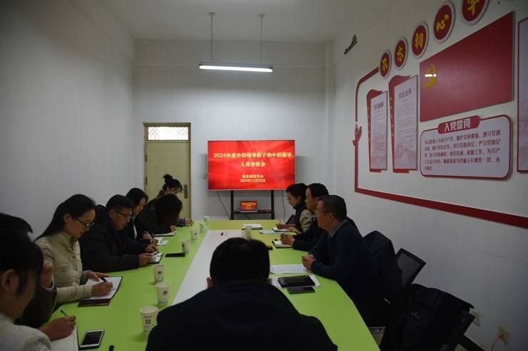 就业创业中心召开2024年度中层领导班子和中层领导人员考核会