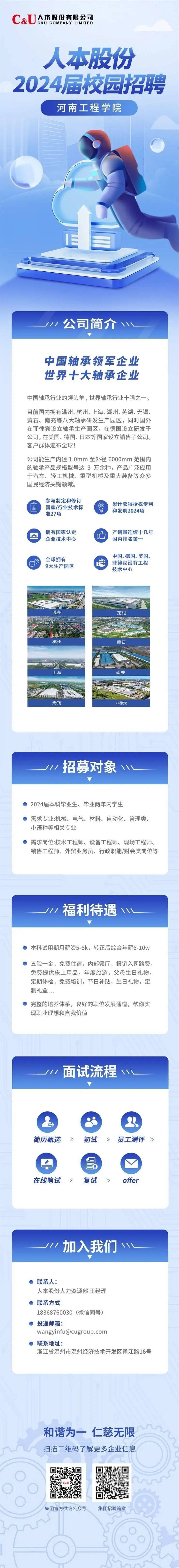 明日宣讲 | 十足集团、浙江欧诺机械、人本股份有限公司【10月19日】