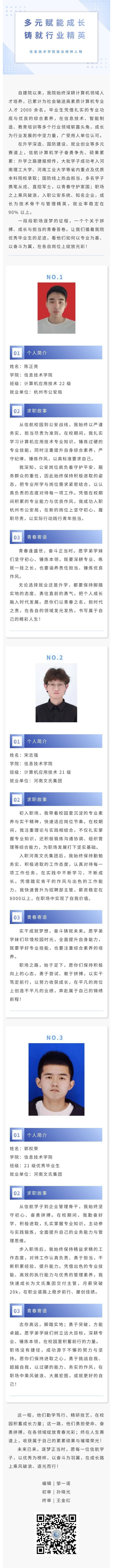 榜样引领 职海启航——多元赋能成长 铸就行业精英（就业榜样人物第五期）