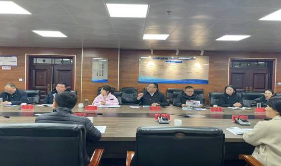 苏州市相城区人社局刘瑞刚一行及企业代表莅临我校展开校企合作洽谈会