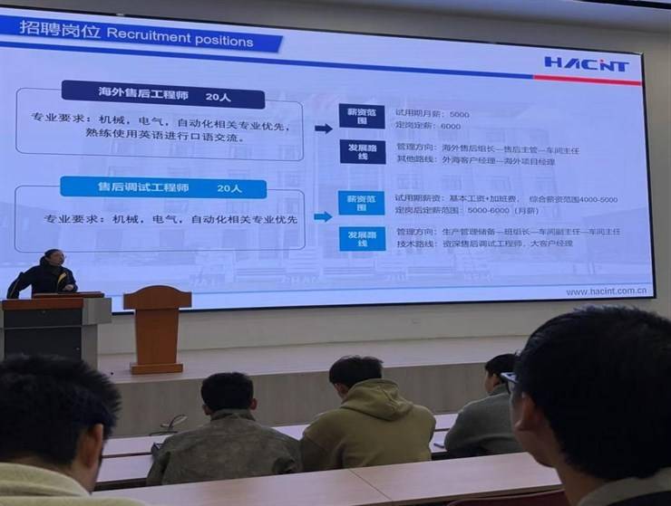 学院举办鹤壁海昌智能科技有限公司专场招聘会