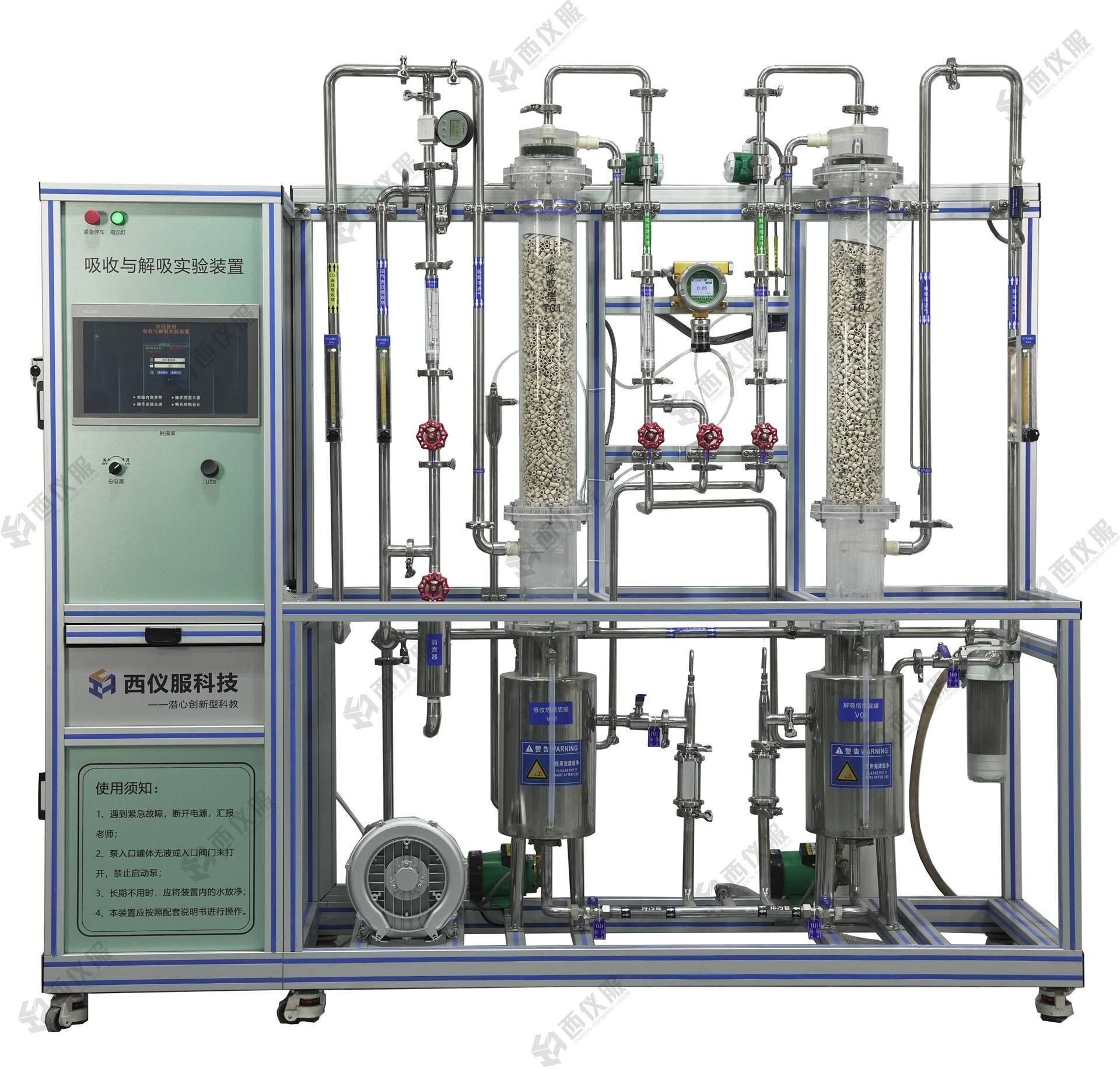 吸收与解吸实验装置