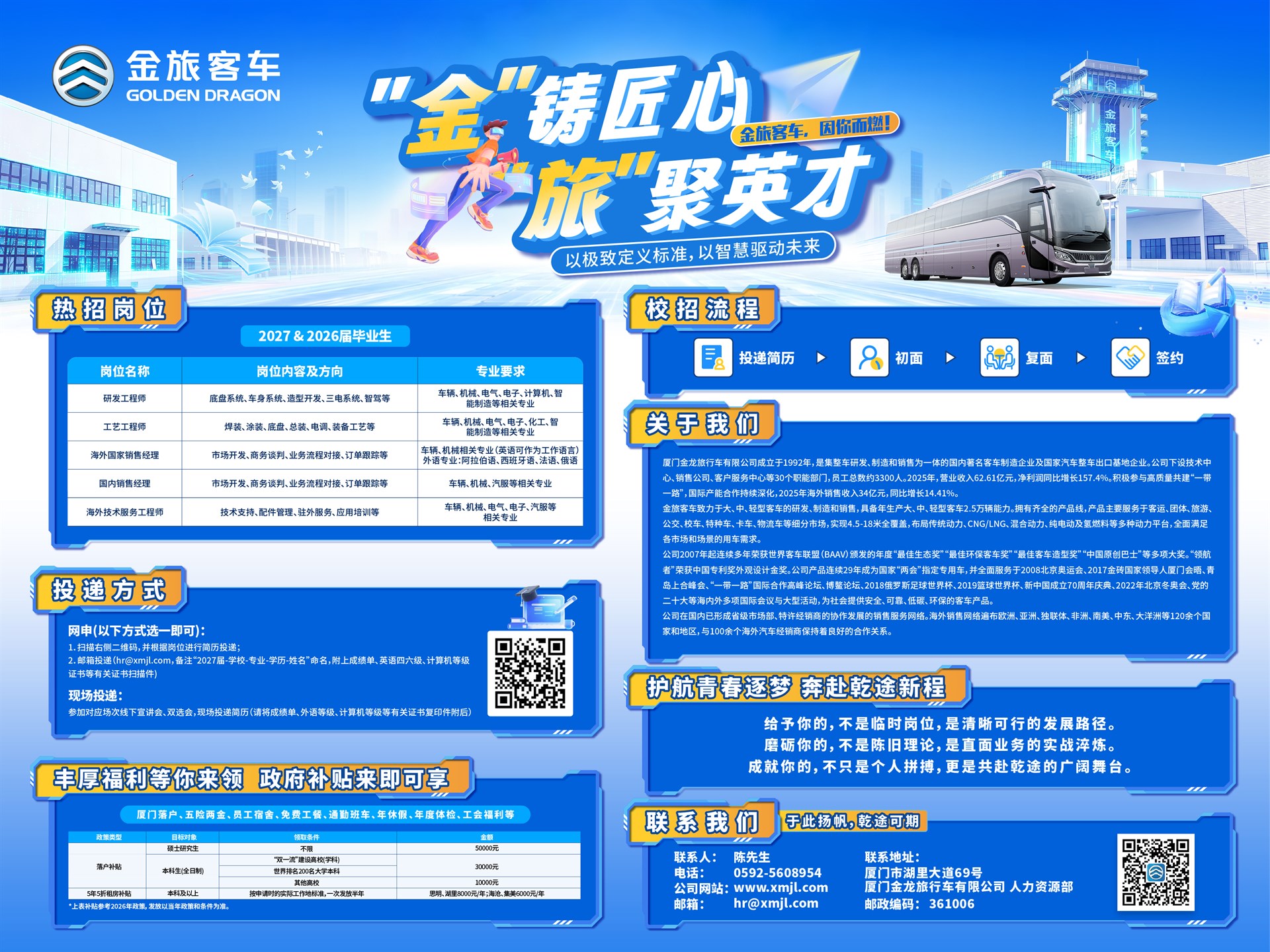 "金"铸匠心，"旅"聚英才 ——金旅客车，因你而燃