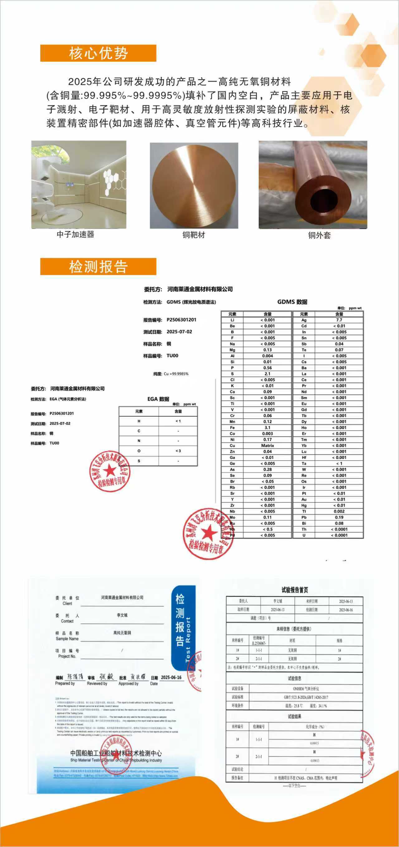 莱通金属的公司展示