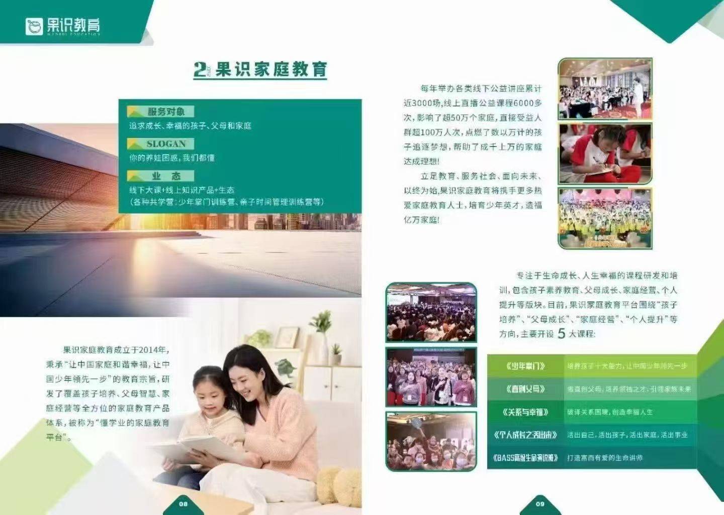 果识培训学校的公司展示