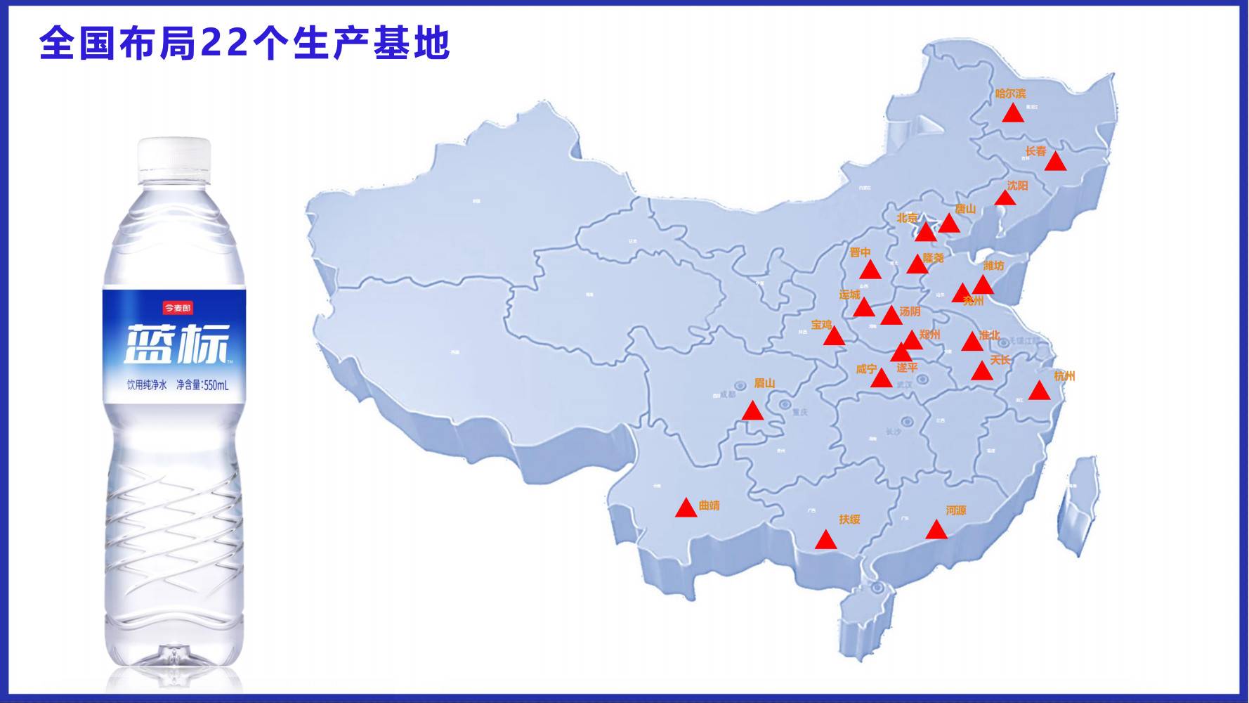今麦郎饮品的公司展示