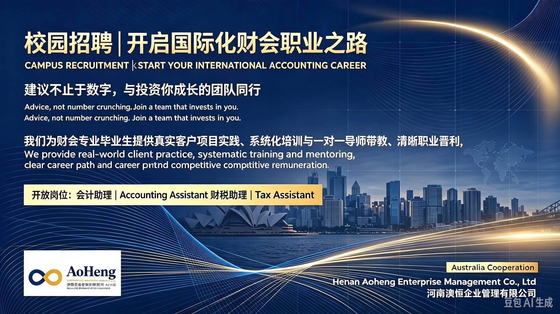 筑梦职场，共赴新程  河南澳恒企业管理有限公司